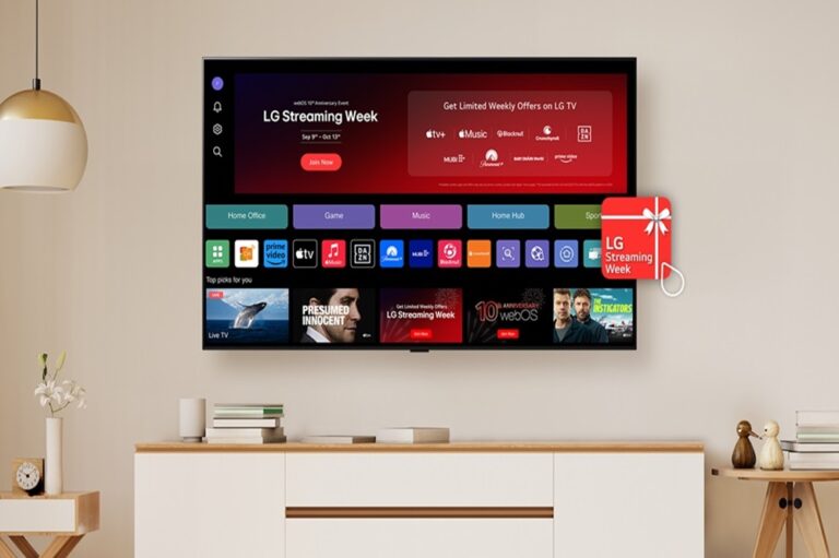 الاحتفال بمرور 10 سنوات على webOS واستمتع بأسبوع البث الترفيهي من إل جي