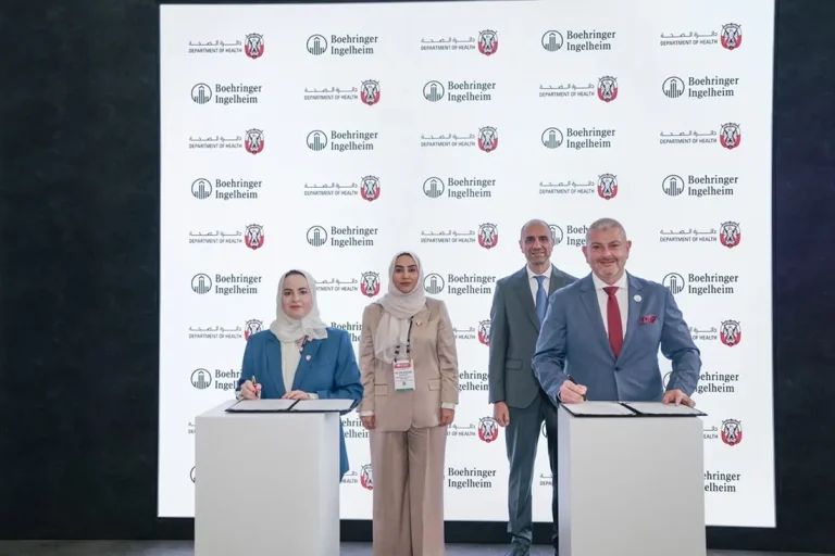دائرة الصحة – أبوظبي تعقد شراكة استراتيجية مع “بوهرنجر إنجلهايم” لتعزيز الابتكار في علوم الحياة