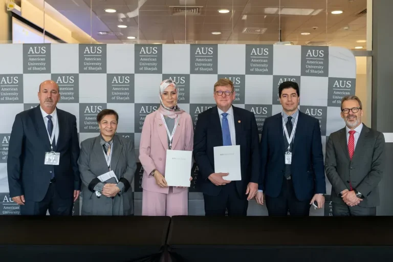الجامعة الأميركية في الشارقة تقود حوارًا إقليميًا حول مستقبل التمويل المستدام وتوسّع شراكتها مع جامعة برمنغهام في المملكة المتحدة