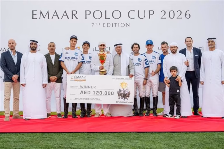 بن دراي وجهانغيري يقدمان عرضاً بطولياً في نهائي كأس إعمار للبولو 2026