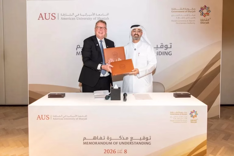 الجامعة الأميركية في الشارقة تتعاون مع هيئة الإنماء التجاري والسياحي بالشارقة لدعم مستقبل السياحة