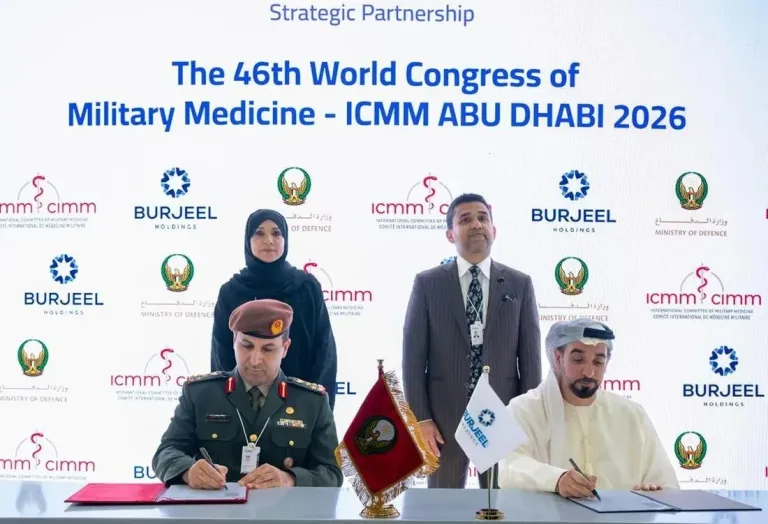 وزارة الدفاع تعقد شراكة إستراتيجية مع "M42" و"برجيل القابضة" لدعم الكونجرس العالمي للطب العسكري – أبوظبي 2026