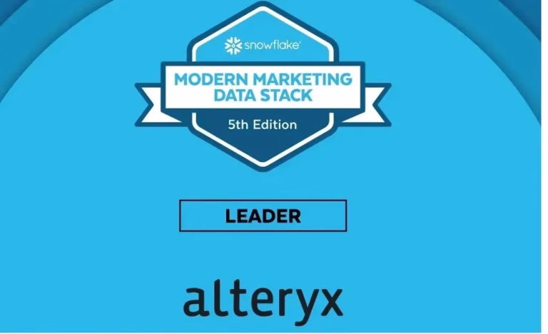 Alteryx Recognized as Leader in Snowflake’s Modern Marketing Data Stack Report