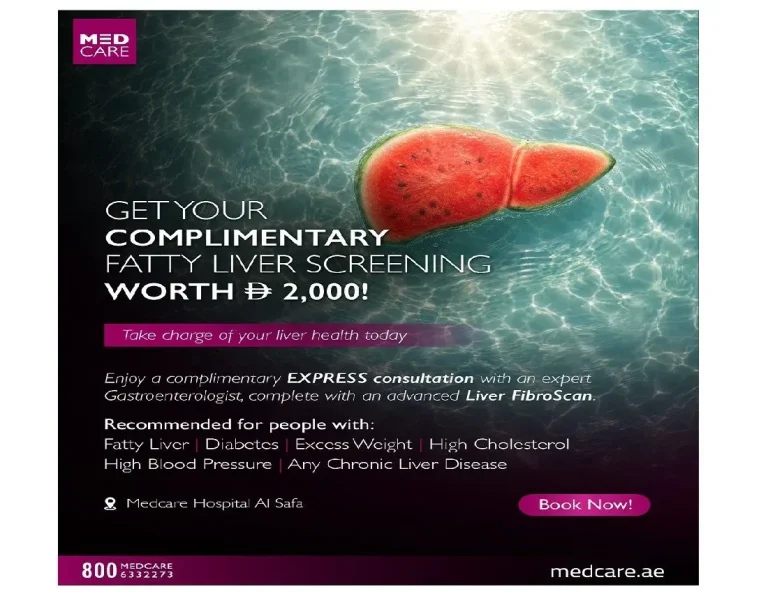 Medcare Hospital Al Safa Launches Complimentary Fatty Liver Screening Campaign